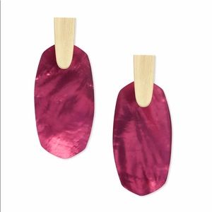 Kendra Scott Aragon Earrings in Berry Illusion